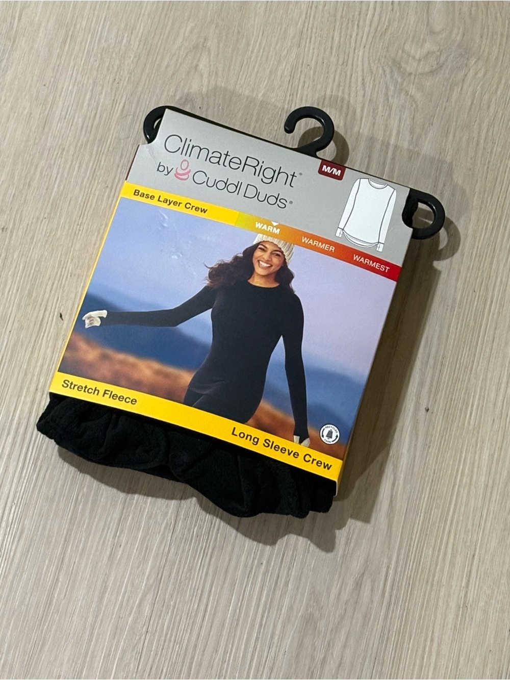 NEW | ClimateRight by Cuddl Duds Women’s Therma Long Sleeve Crew Base Layer M
